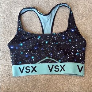Victoria’s Secret VSX Blue Racerback Unlined Sports Bra